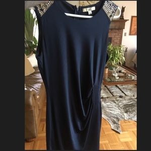 Blue midi dress